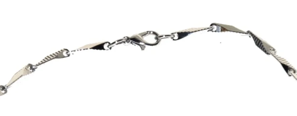 Silverfärgad halsband Majon - Bild 2