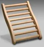 Comfort Ryggstöd i Abachi – Ergonomiskt Basturyggstöd för Infraröd & Traditionell Bastu - Bild 3