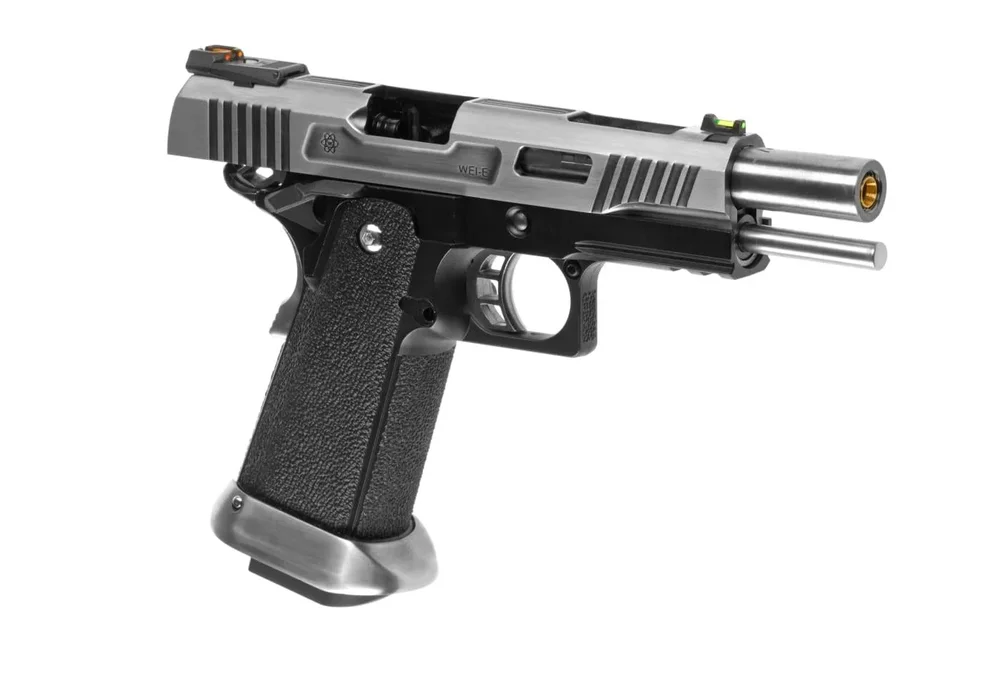 WE Hi-Capa 5.1 Force Full Metal GBB - Silver - Bild 3