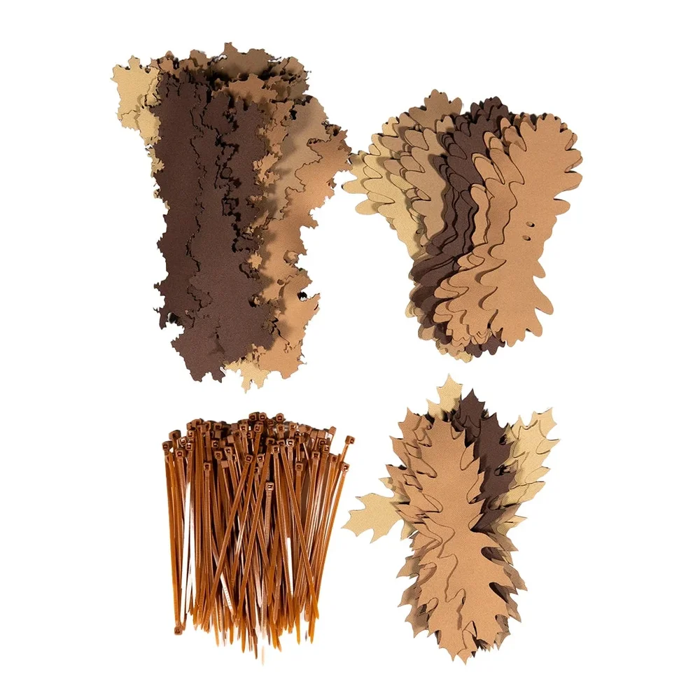 Pakke med 3D SilkLeaf Camouflage Blade, Medium (100 stk) - Brun - Bild 1