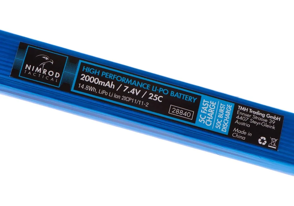Nimrod LiPo 7.4V 2000mAh 25C Twin Type - Bild 3