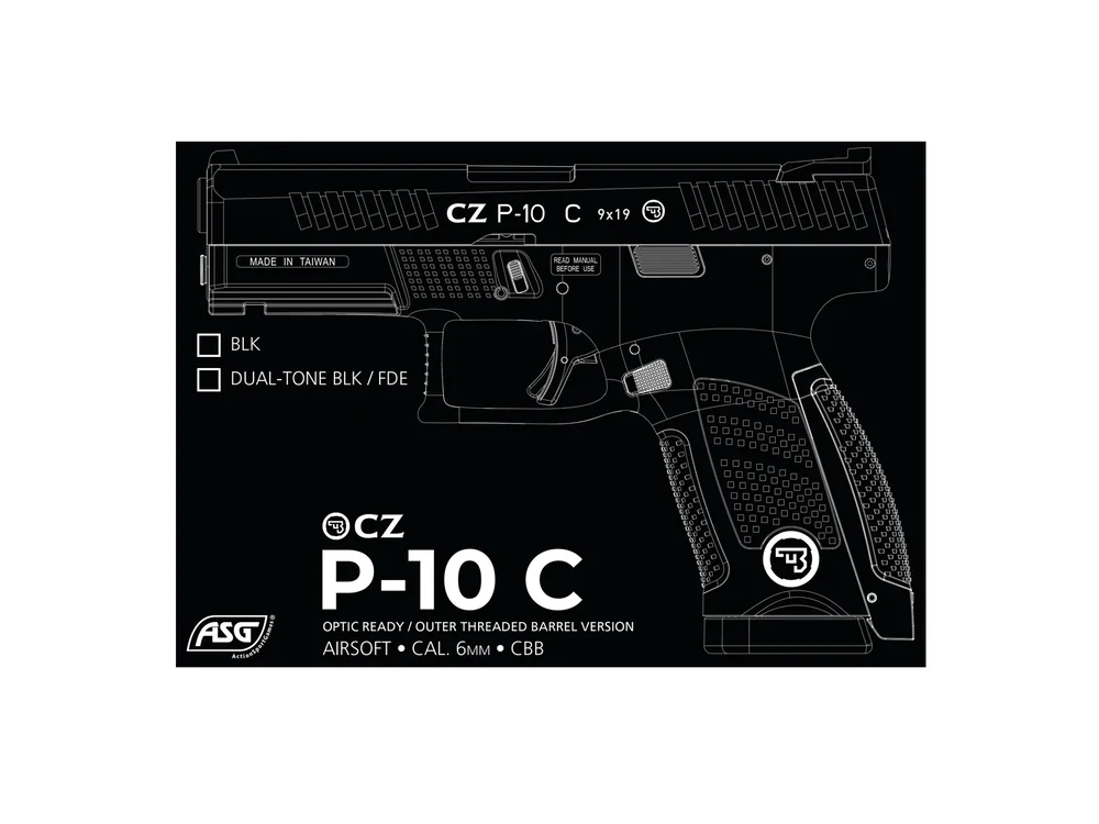 CZ P-10C OR-OT Pistol Co2 BlowBack - Bild 3