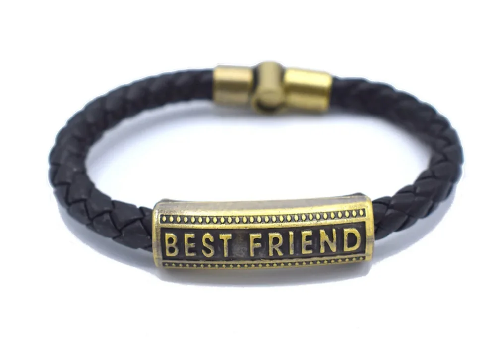 Läderarmband Best friends - Bild 1