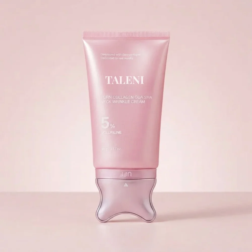 Taleni® Massagekräm för hals, ansikte och käke – Kollagenkräm - Bild 2