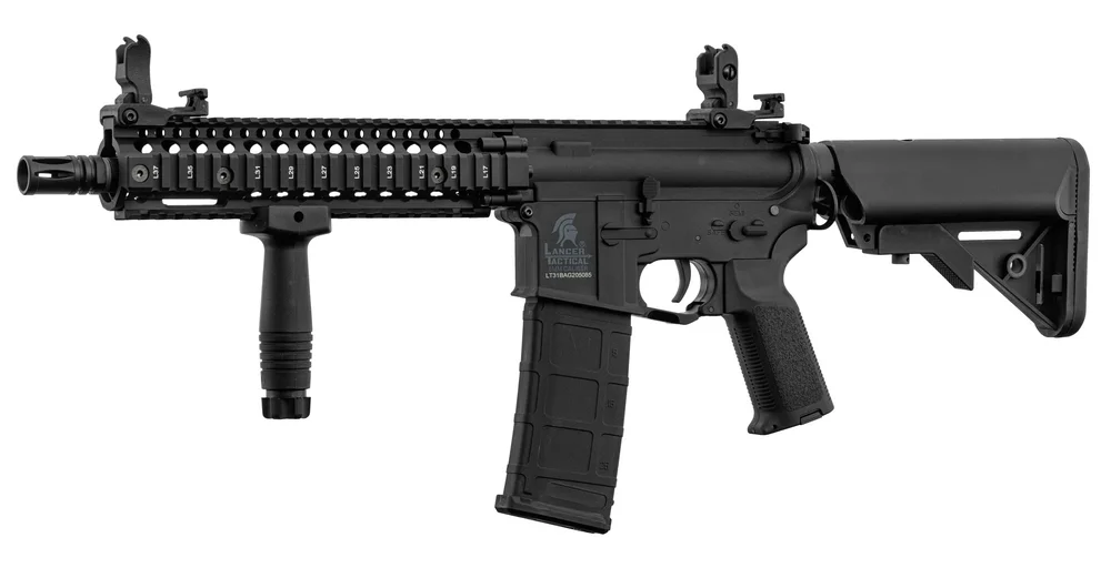 LT-18 GEN2 MK18 AEG-replika, combo – sort - Bild 1