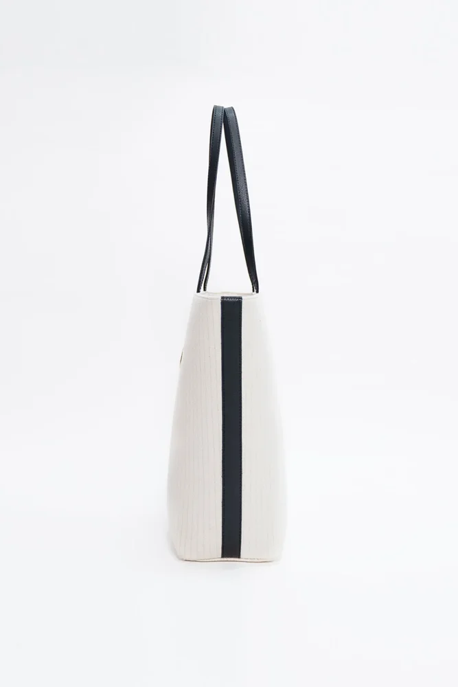 Monte Carlo Vitt Tote Bag - Bild 3