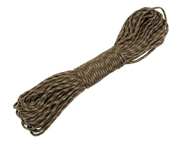 Nylon paracord 30 m – Forest Camo - Bild 1