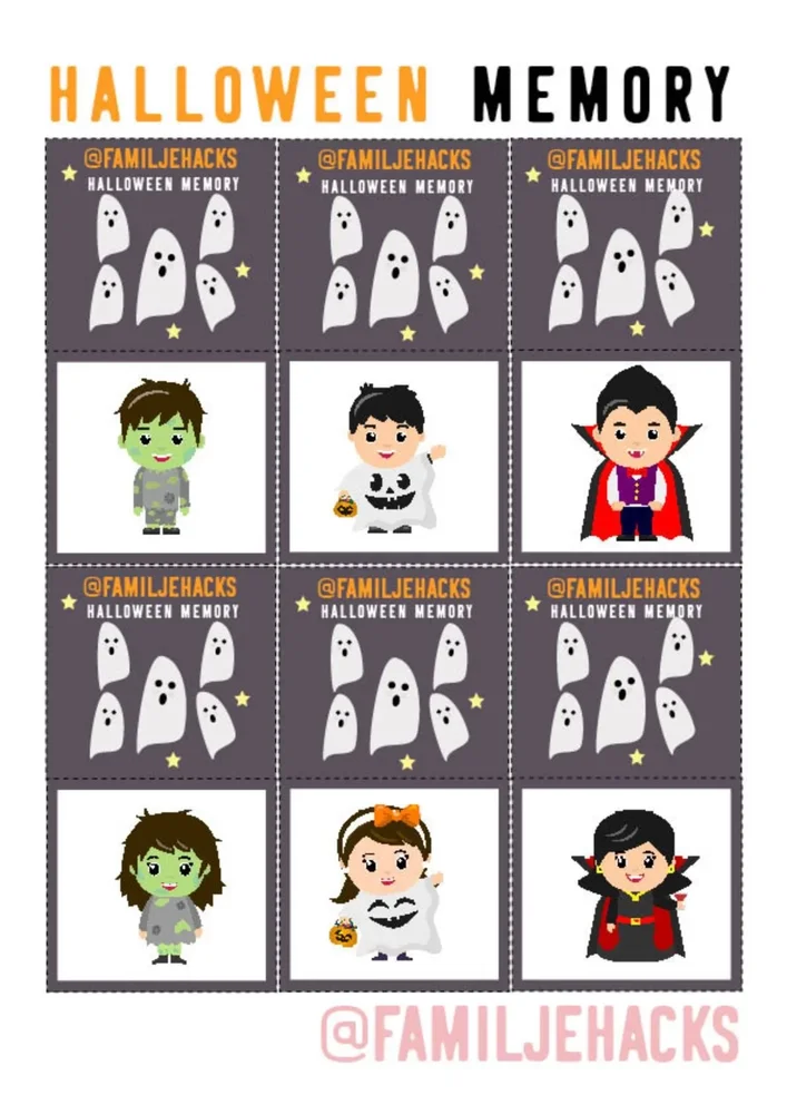 Memory Halloween Memory Halloween