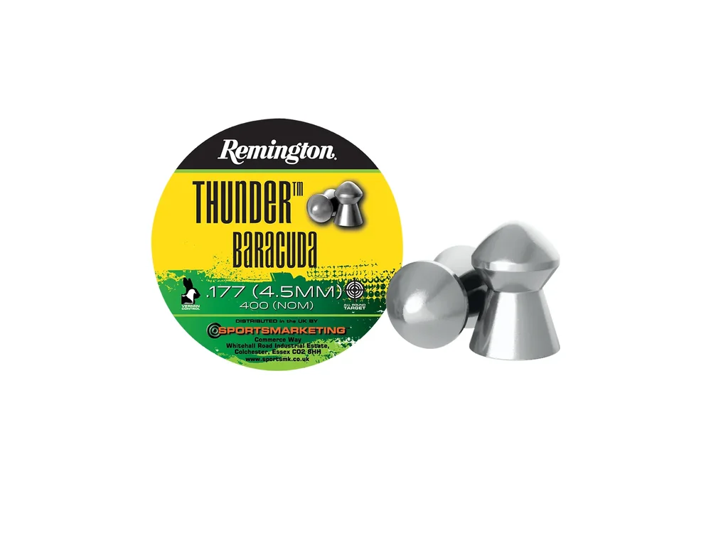 Remington Thunder Baracuda hagl, 4,5 mm, 10.6 grs, 400 stk