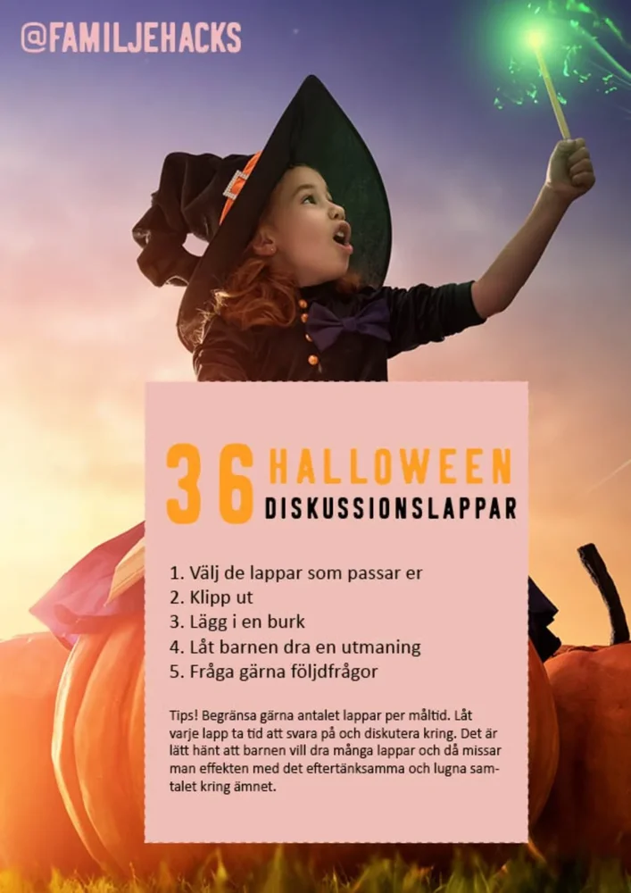 Diskussionslappar: Halloween Diskussionslappar: Halloween