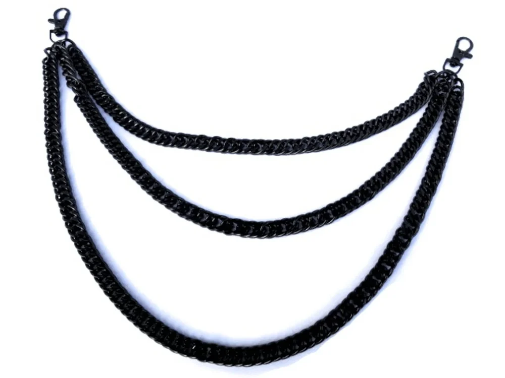 Svart Byxkedja - 3 kedjor - Bild 1