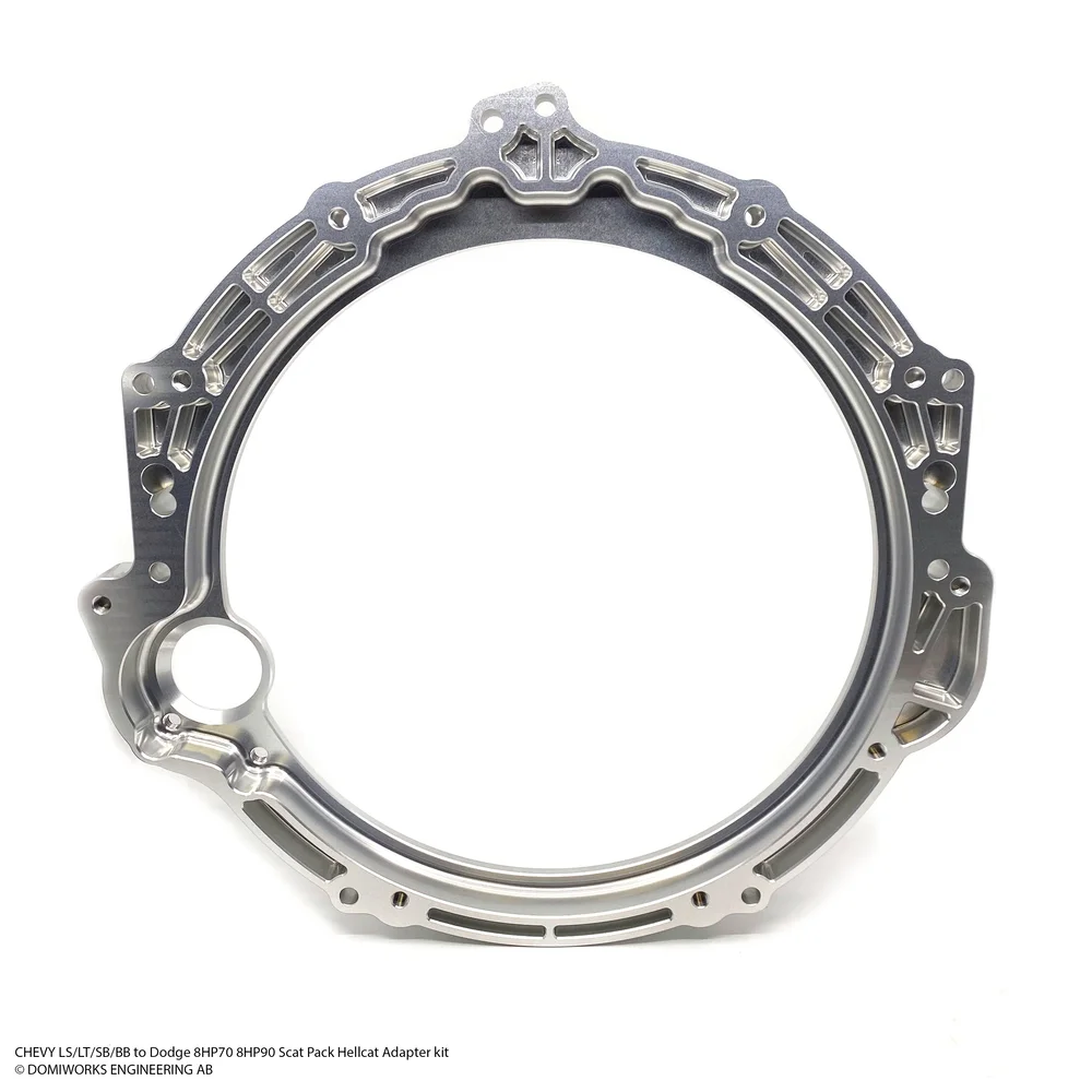 Chevy LS/LT/SB/BB till Dodge 8HP70 / 8HP90 Scat Pack Hellcat Adapter Kit - Bild 2