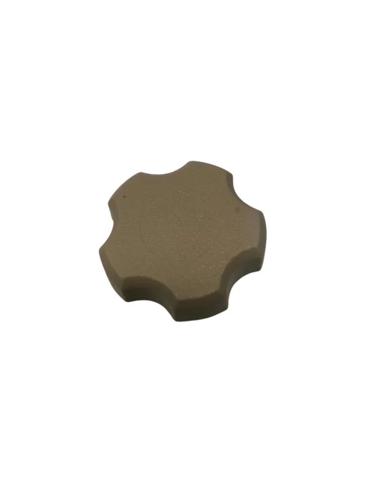 Knopp/ Mutter med gänga 1/4″-20 SS nylon skruvtyp 5-stjärnig form Grå