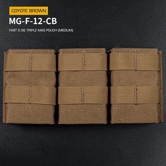 FAST Type Triple 5.56 Magasin pouch (Medium) Coyote FAST Type Triple 5.56 Magasin pouch (Medium) Coyote