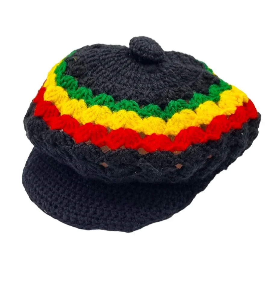 Dreadlock mössa med skärm - Bild 1