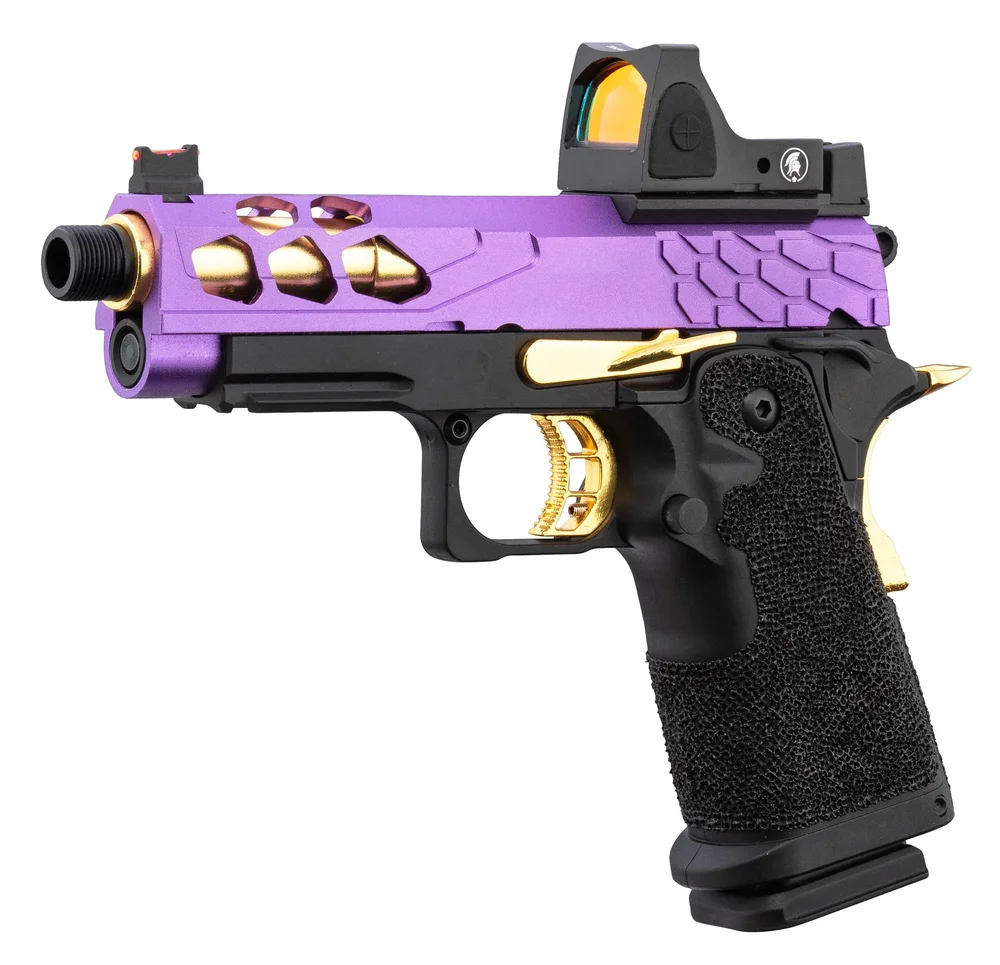 Lancer Tactical Stryk Hi-Capa 4.3 Purple/Gold + RMR - Bild 1