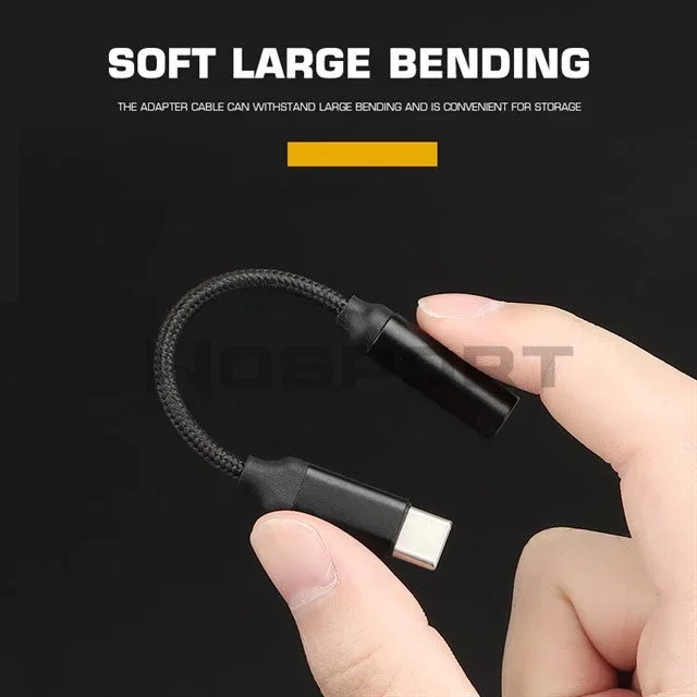 12 cm USB-C audio adapterkabel 3,5 mm hovedtelefonadapter - Bild 2