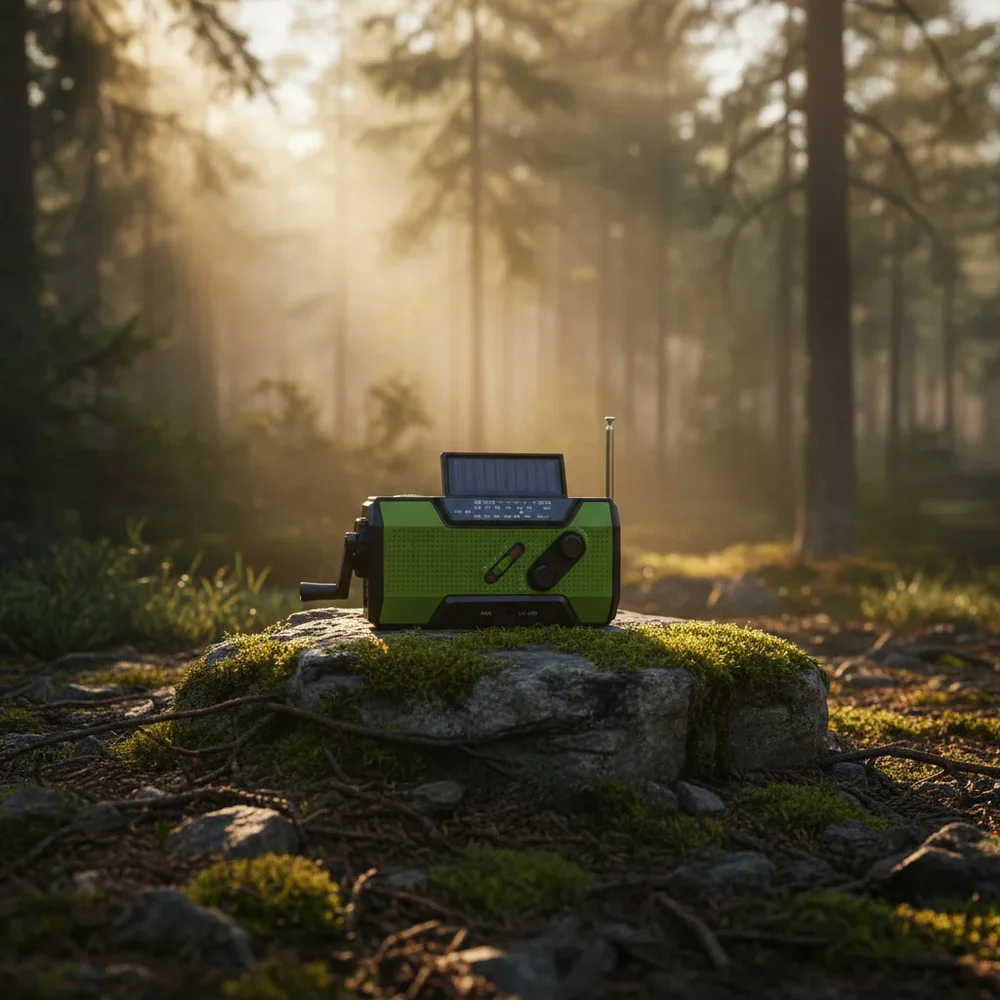 BOREAL X2 – Nödradio med vev & solcell BOREAL X2 – Nödradio med vev & solcell