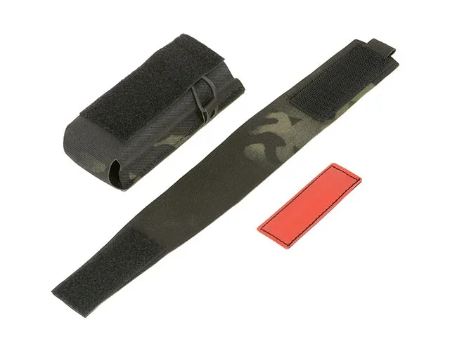 Universel tourniquetlomme type B, laser-cut – Multicam Black - Bild 3