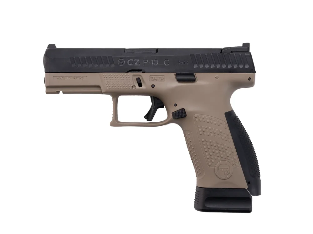 CZ P-10C BlowBack Dual Tone, FDE CZ P-10C BlowBack Dual Tone, FDE