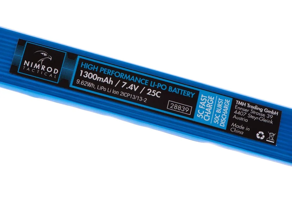 Nimrod LiPo 7.4V 1300mAh 25C Twin Type T-Plug - Bild 3