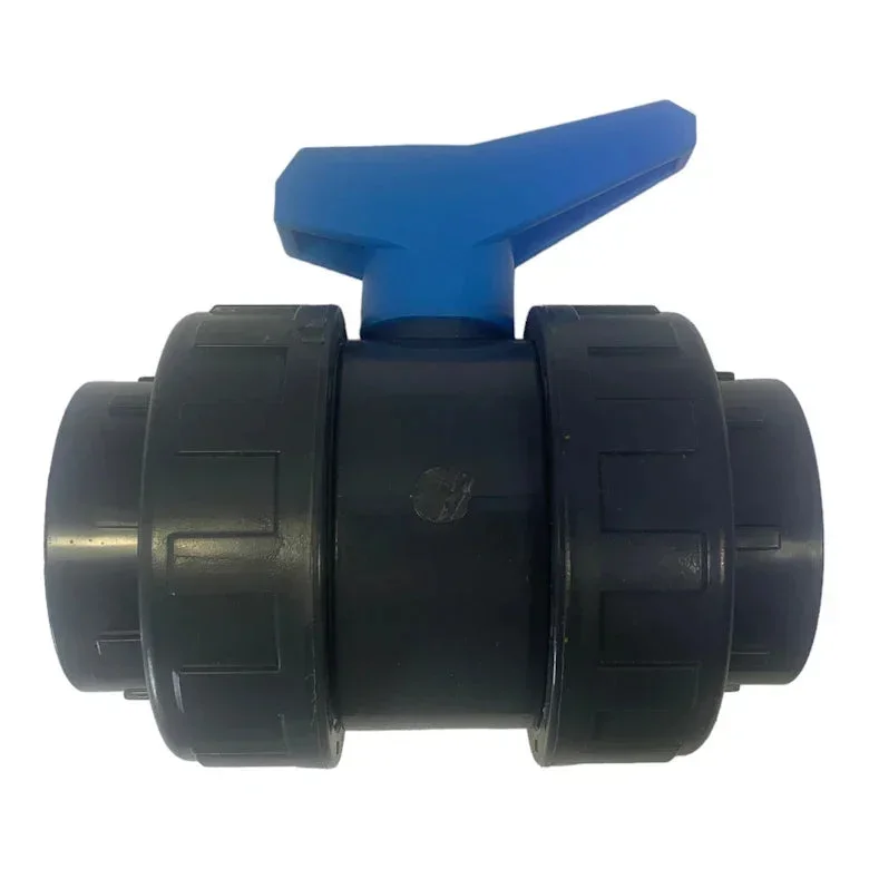 PVC Ventil 50mm SCP blå - Bild 2