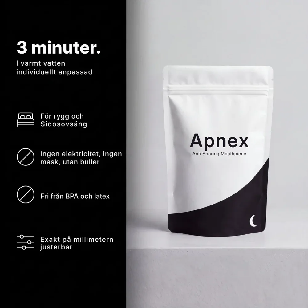 Apnex Pro® | Får snarkningen att upphöra redan från första natten - Bild 2