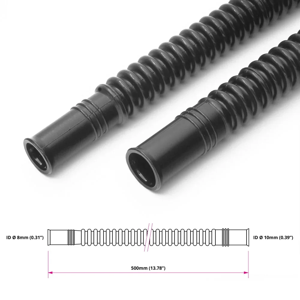 Looped black nylon in tank fuel hose Ø8/10mm 500mm