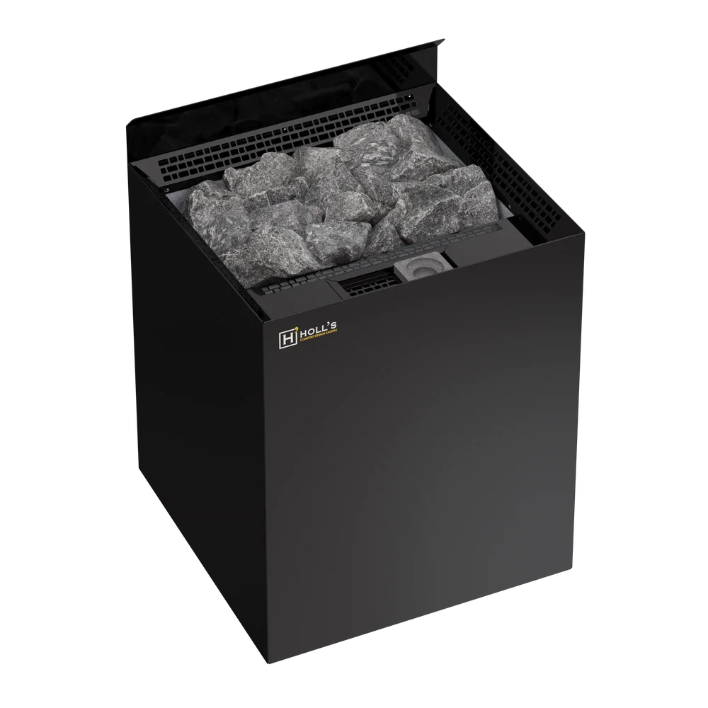 Bastuaggregat HOLL’S VULKANO COMBI Black 6 kW - Bild 1