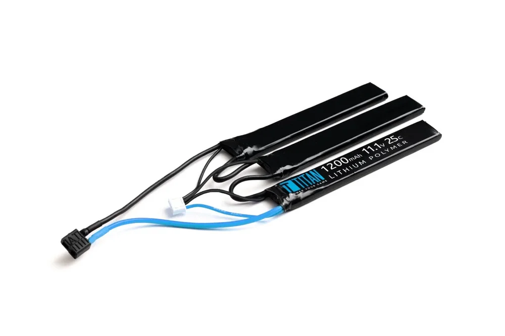 TITAN Li-Po Batteri 11.1V 1200mAh 25C – Crane (3-delt) T-Dean - Bild 2