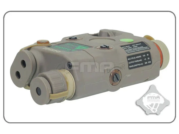 AN-PEQ-15 LA-5 Upgrade Version - LED White light + Green laser with IR Lenses Tan - Bild 2