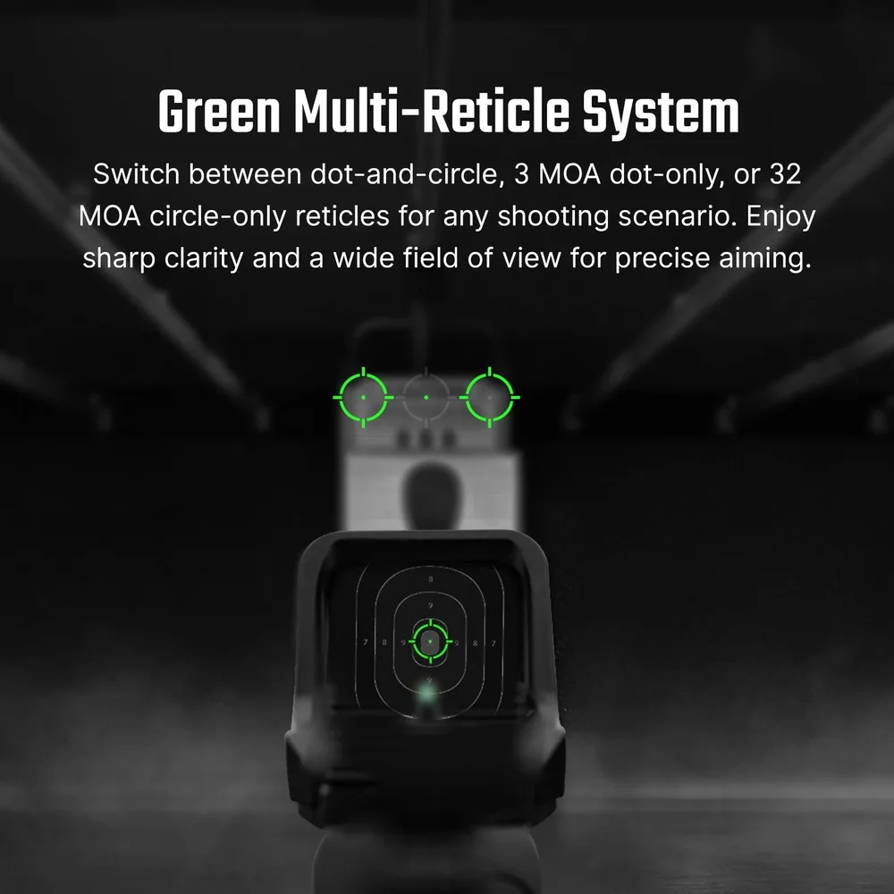 OLIGHT Osight SE Red Dot Sight (Green Dot), RMSc Footprint - Bild 3