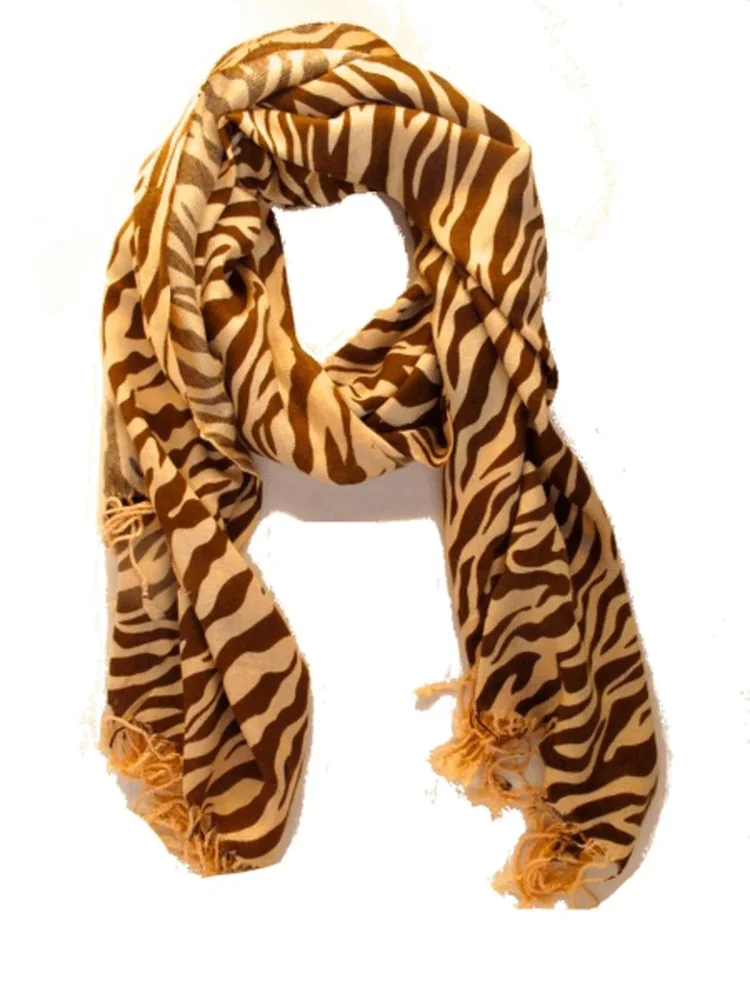 Halsduk - Zebra brun - Bild 1