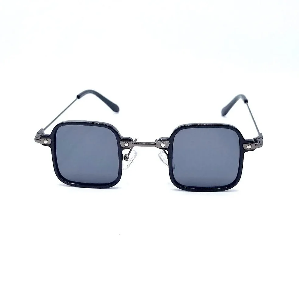 Fyrkantiga solglasögon Tony S - svart - Bild 1
