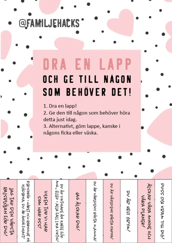 Dra av-lappar: Kärlek Dra av-lappar: Kärlek