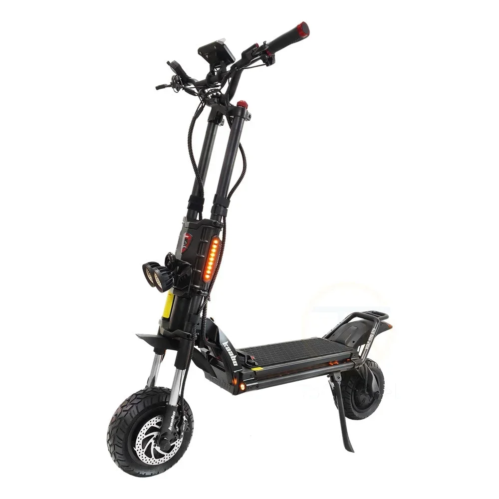 KAABO Wolf King GTR Elektrisk Scooter 2000W 72V 35Ah Guld - Bild 3