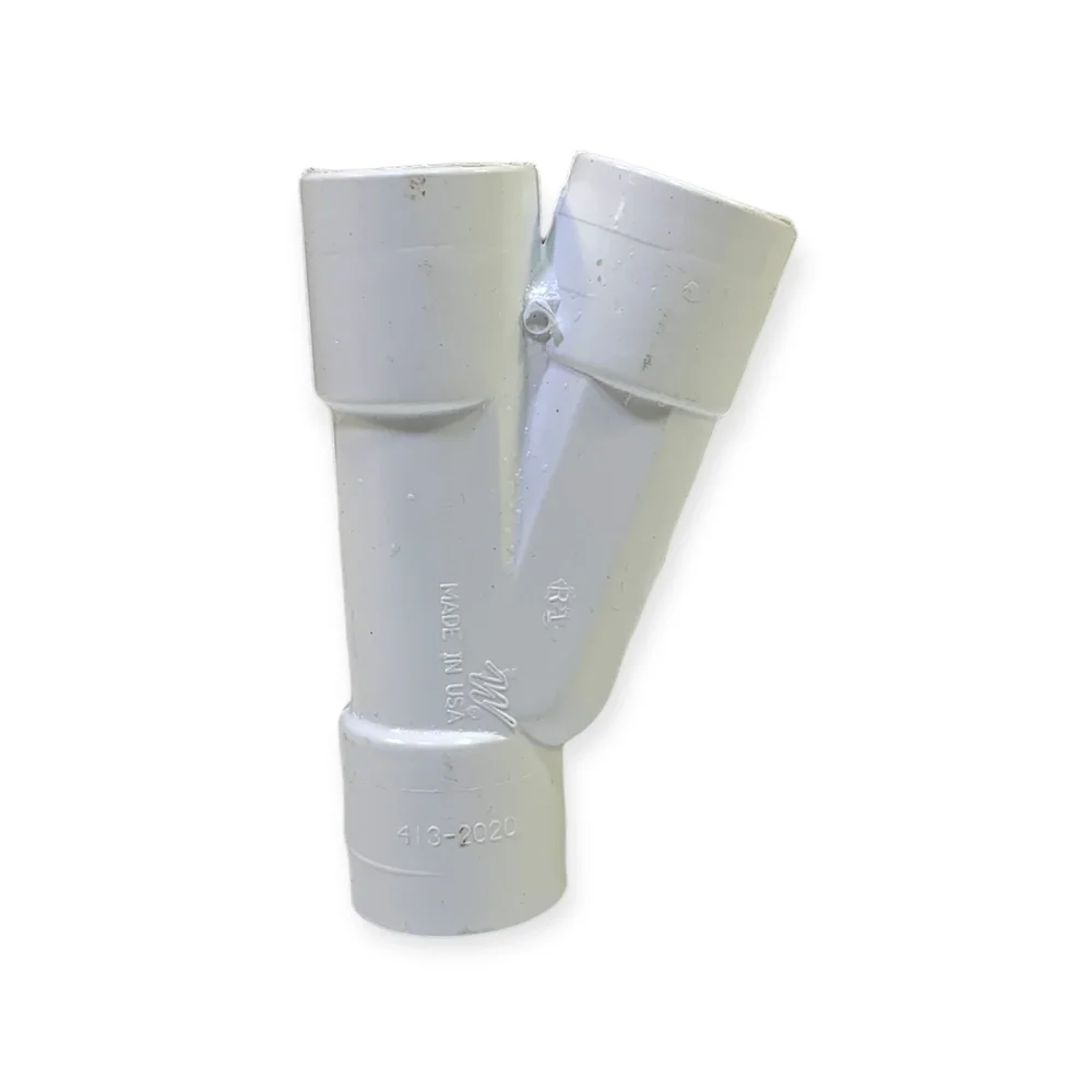 PVC Y-rör brant vinkel 1" hona CS - Bild 2