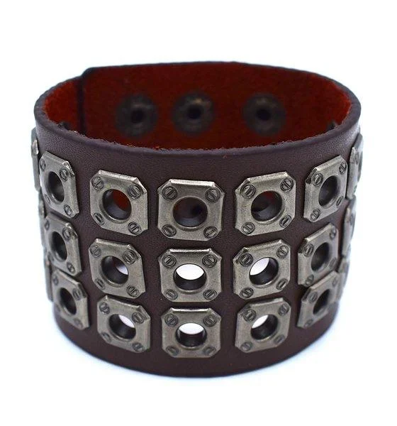 Brun nitarmband - Bild 1