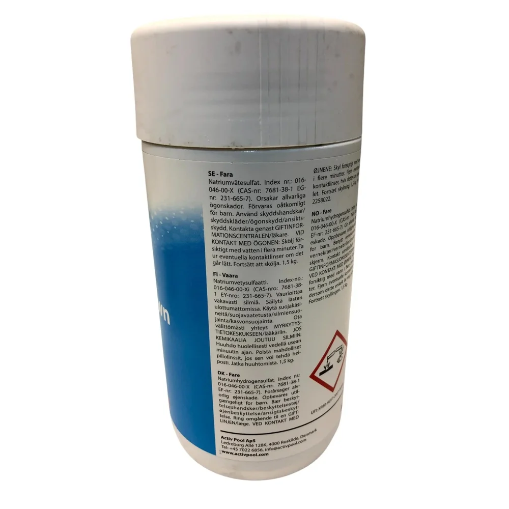 Activ Spa PH Down 1,5 kg - sänker vattetes pH-värde - Bild 2