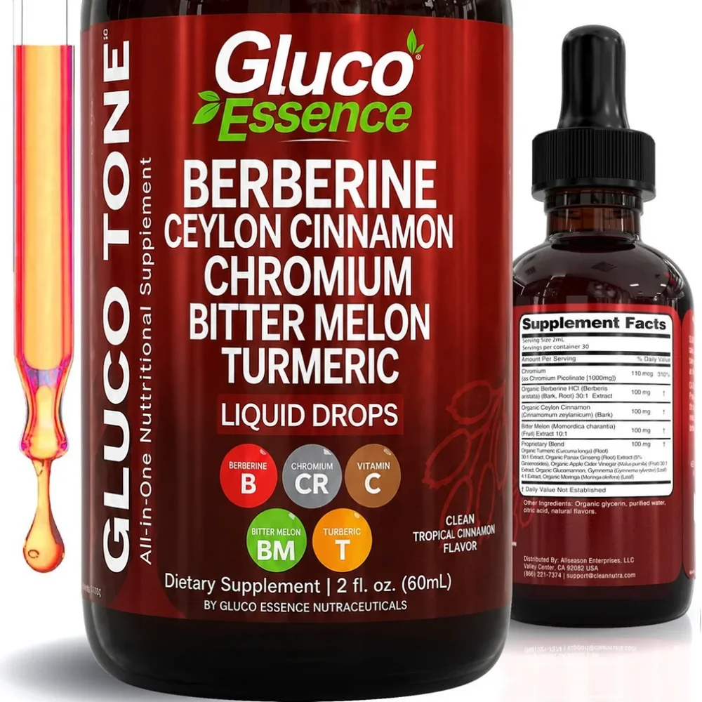 Gluco Essence® | Flytande kosttillskott för blodsocker och ämnesomsättning - Bild 1