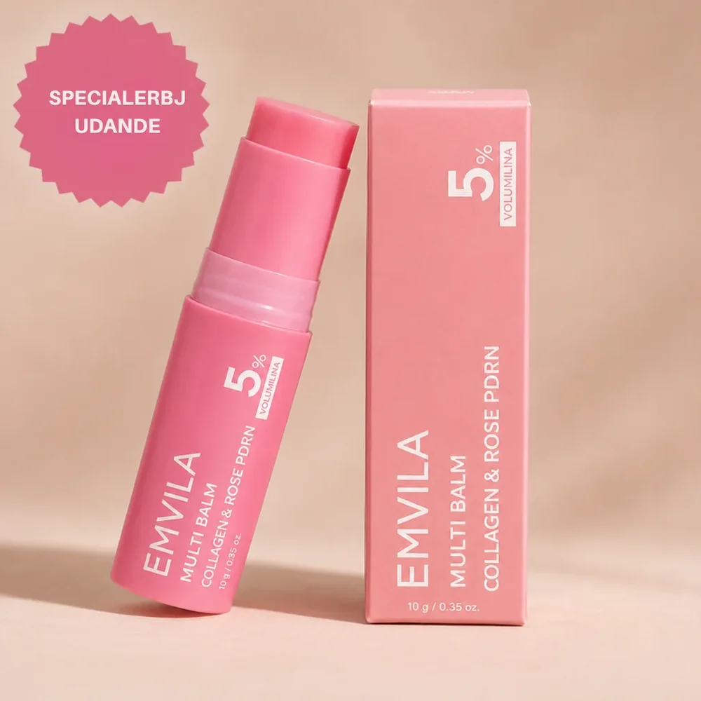 Emvila® | PDRN Collagen Balm – multifunktionellt glow balm för ansikte, hals, läppar och under ögonen - Bild 1