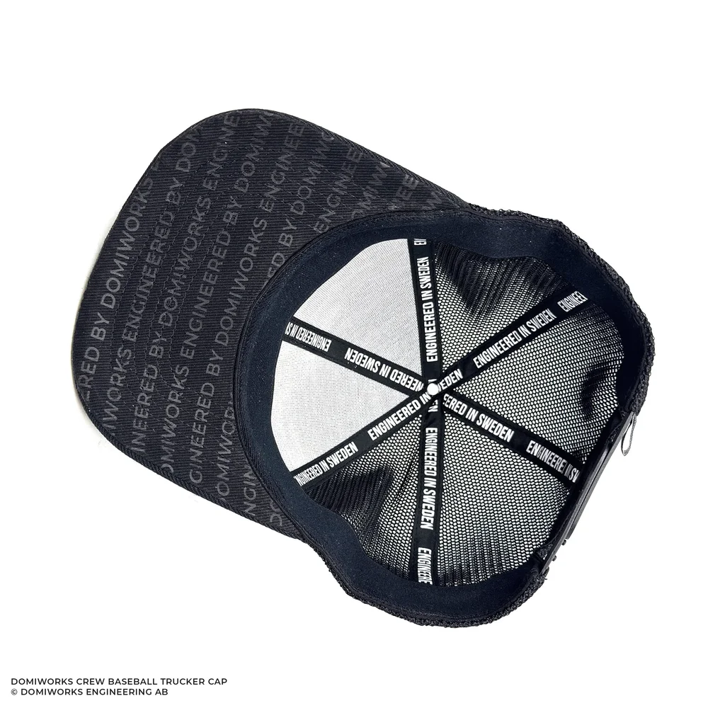 DomiWorks Crew Svart Snapback Trucker Cap - Bild 3