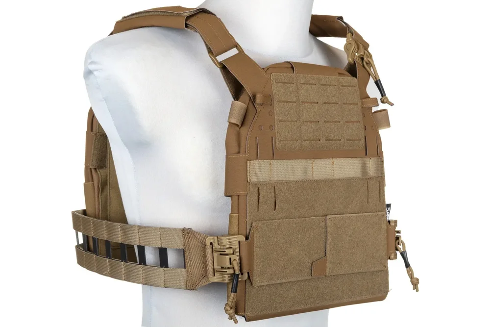 Specna Arms Tactical QR III Tan Plate Carrier Vest - Bild 3