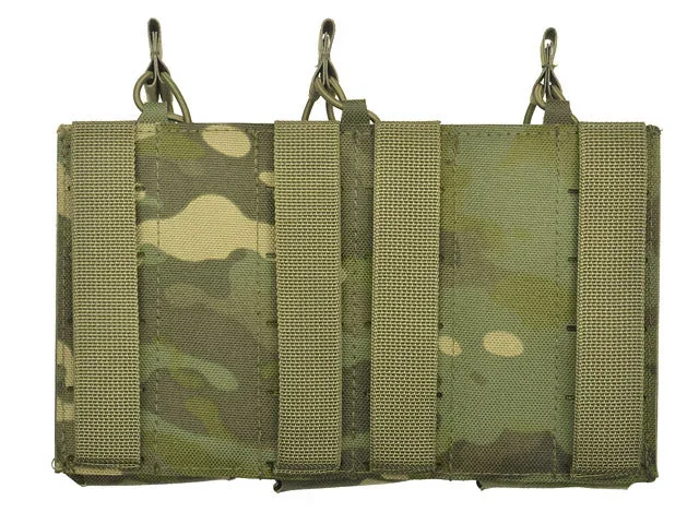 Laser-cut panel med 3 AR15-magasinlommer – Multicam Tropic - Bild 2