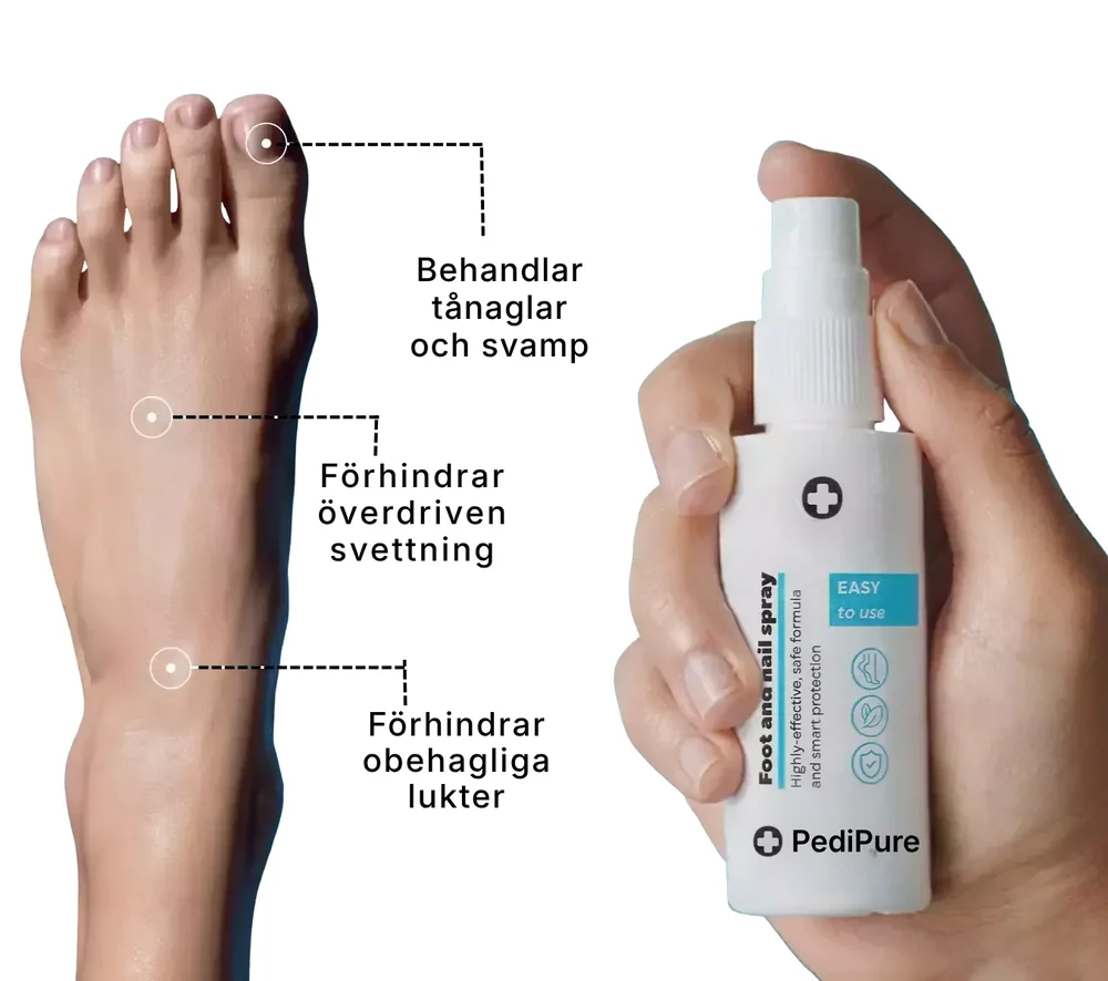 PediPure® | Nagelvårdsspray för friska fötter och naglar - Bild 3
