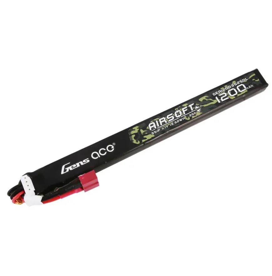 Gens ACE LiPo Batteri 11,1V 1200mAh 25C Stick - T-Dean - Bild 2