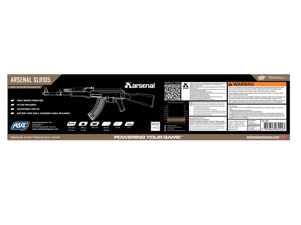 Arsenal SLR105, AEG, Value Pack - Bild 3