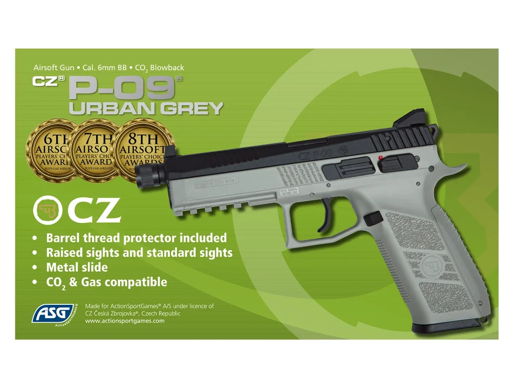 CZ P-09, CO2, Blow Back, Urban Grey - Bild 2
