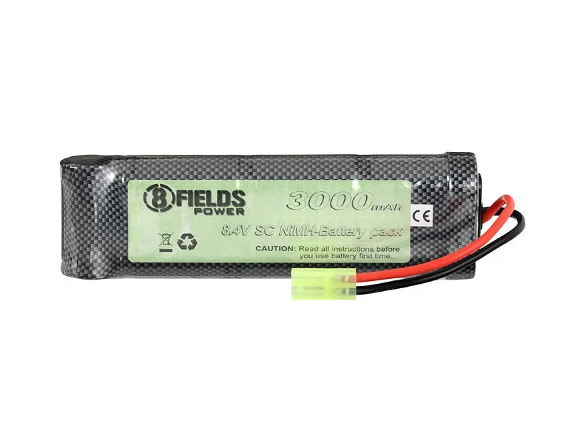 Batteri NiMH 3000 mAh 8,4 V – large type