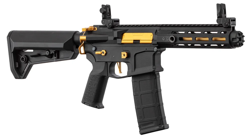 LT-32 Hellion NSR AEG-replika, komplet pakke – sort/guld - Bild 2